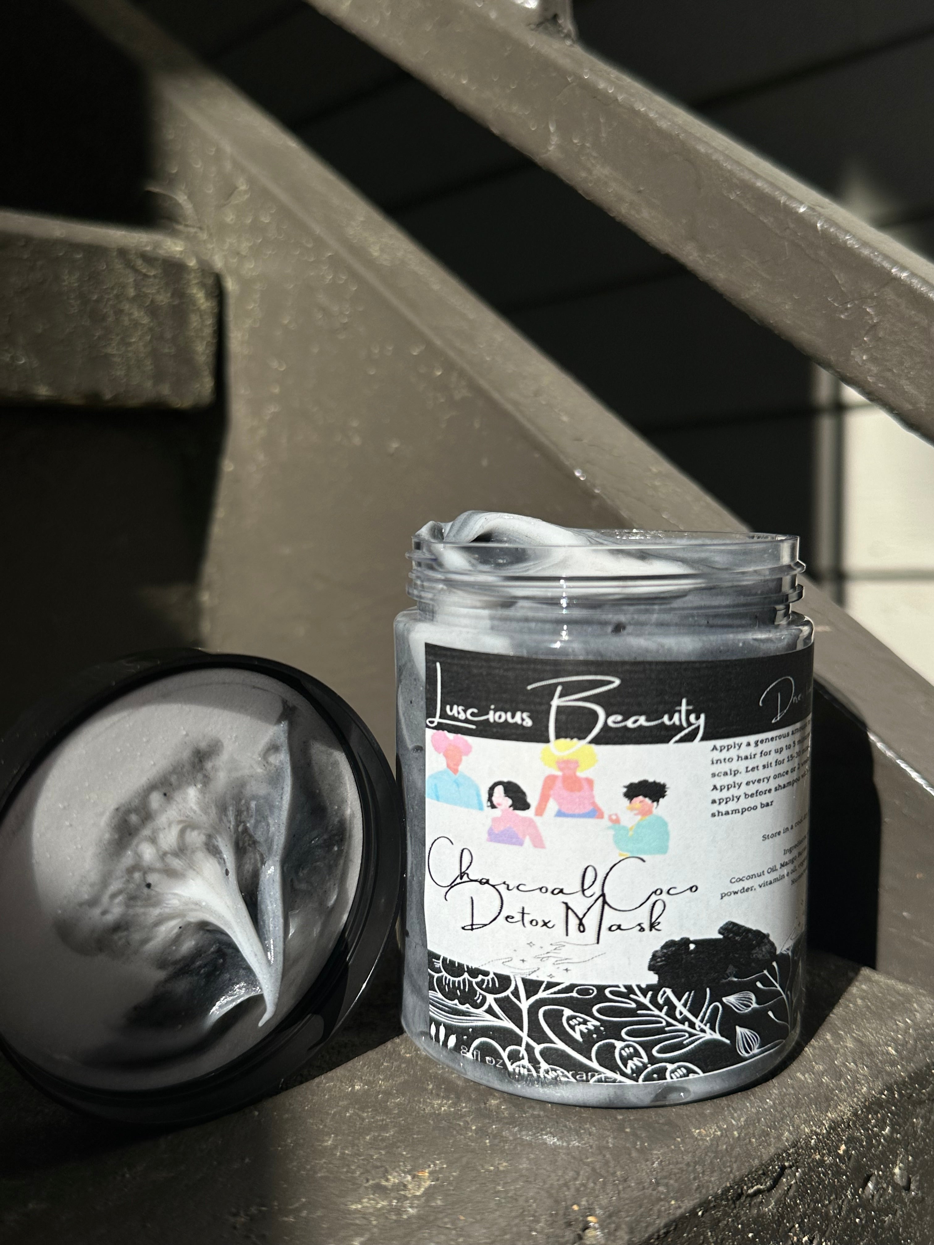 Charcoal coco detox mask