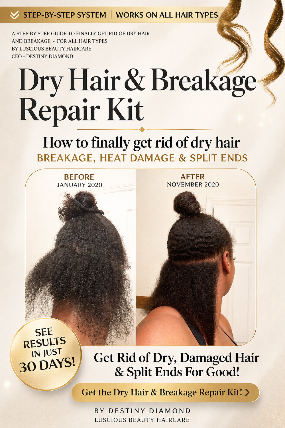 Dry hair & Breakage Repair kit📚 | lusciousbeauty