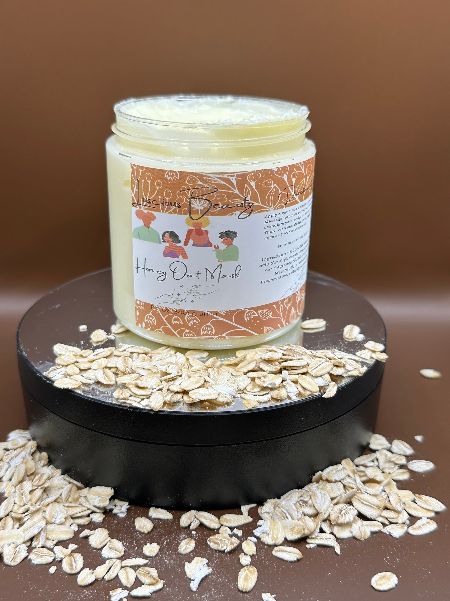 Honey & Oats Hair Mask lusciousbeauty